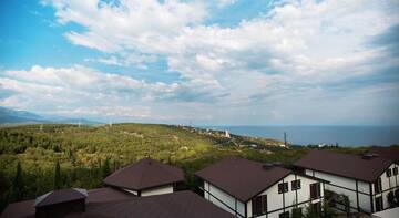 Фото номера Двухуровневые апартаменты Гостиница Курортный клуб Daчi г. Алушта 13