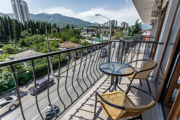 Фото номера Стандартный двухместный номер с 1 кроватью или 2 отдельными кроватями Гостиница Эдем г. Алушта 16