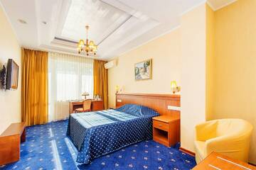 Фото номера Улучшенный двухместный номер с 2 отдельными кроватями Гостиница Агора г. Алушта 2