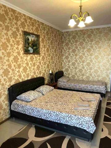 Фото номера Трехместный номер с видом на море Гостиница Ostrovok Hotel г. Алушта 12