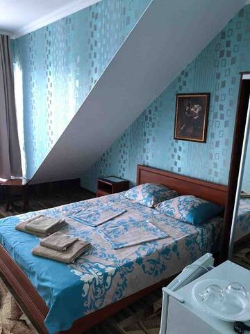 Фото номера Двухместный номер с панорамным видом на море Гостиница Ostrovok Hotel г. Алушта 9