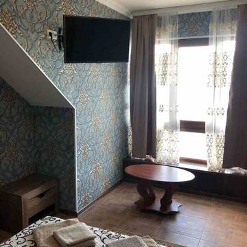 Фото номера Двухместный номер с панорамным видом на море Гостиница Ostrovok Hotel г. Алушта 5
