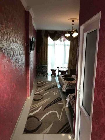 Фото номера Трехместный номер с видом на море Гостиница Ostrovok Hotel г. Алушта 9