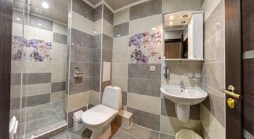 Фото номера Серый гламур двухкомнатный  Гостевой дом Guest House Lora г. Алушта 3