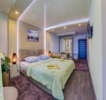 Фото номера Оливковый трехместный Гостевой дом Guest House Lora г. Алушта 2